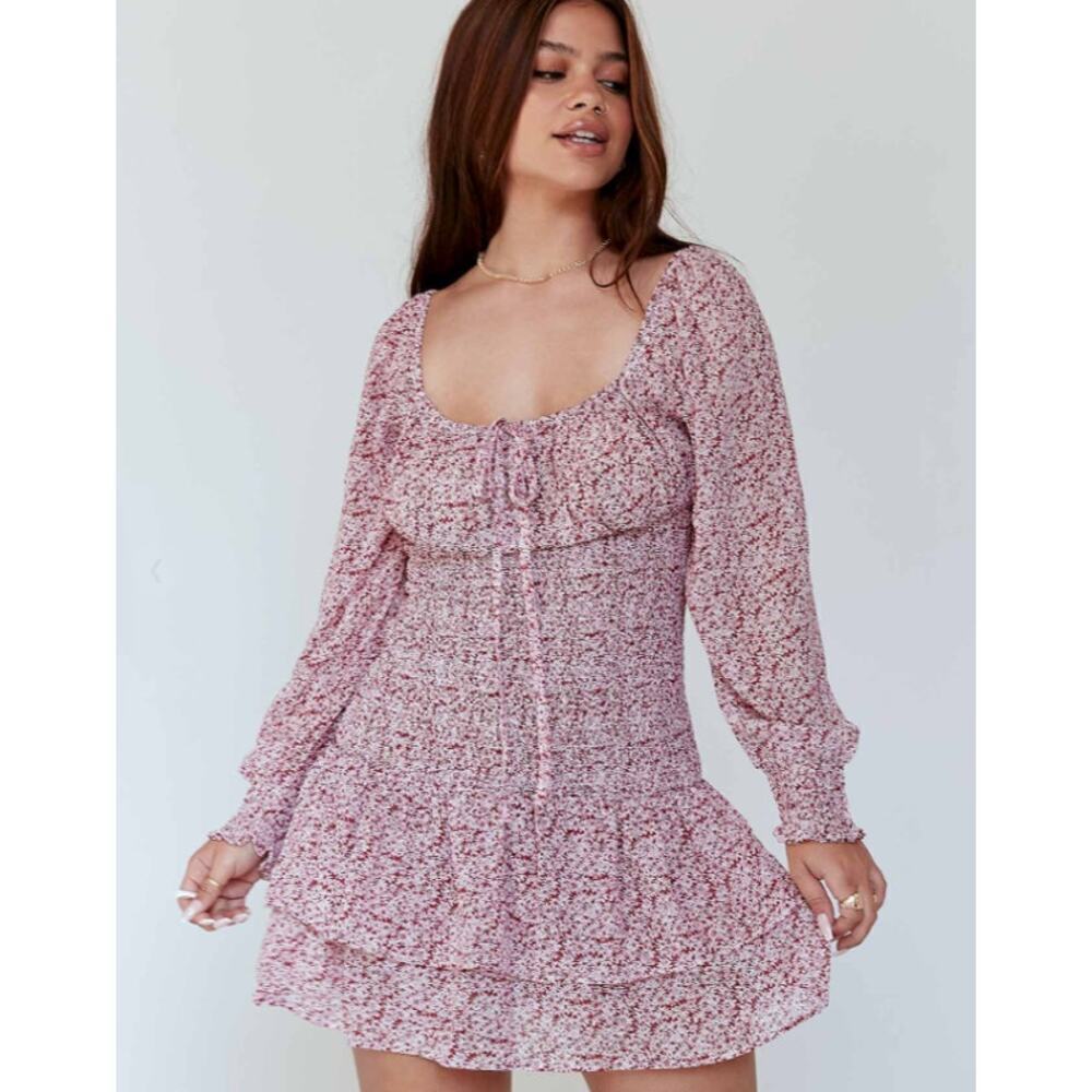 Princess Polly Carrillo Mini Dress - Size 4 - Excellent Condition